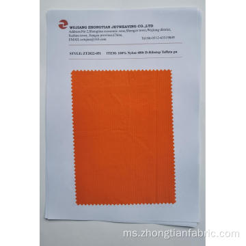 100% Nylon 400T D-RIBSTOP TAFFETA PU salutan